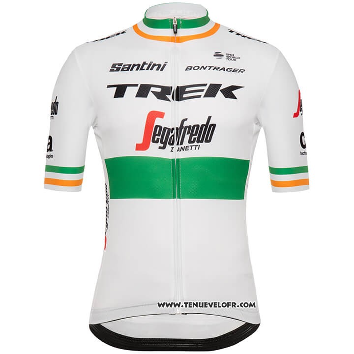 2018 Maillot Ciclismo Trek Segafredo Champion Irlande Manches Courtes et Cuissard